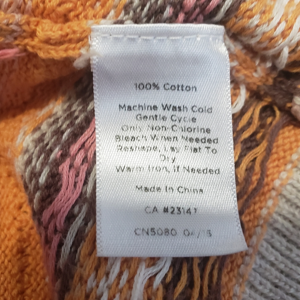 Talbots Fair Isle Cardigan Size Medium Petite - Picture 5 of 10